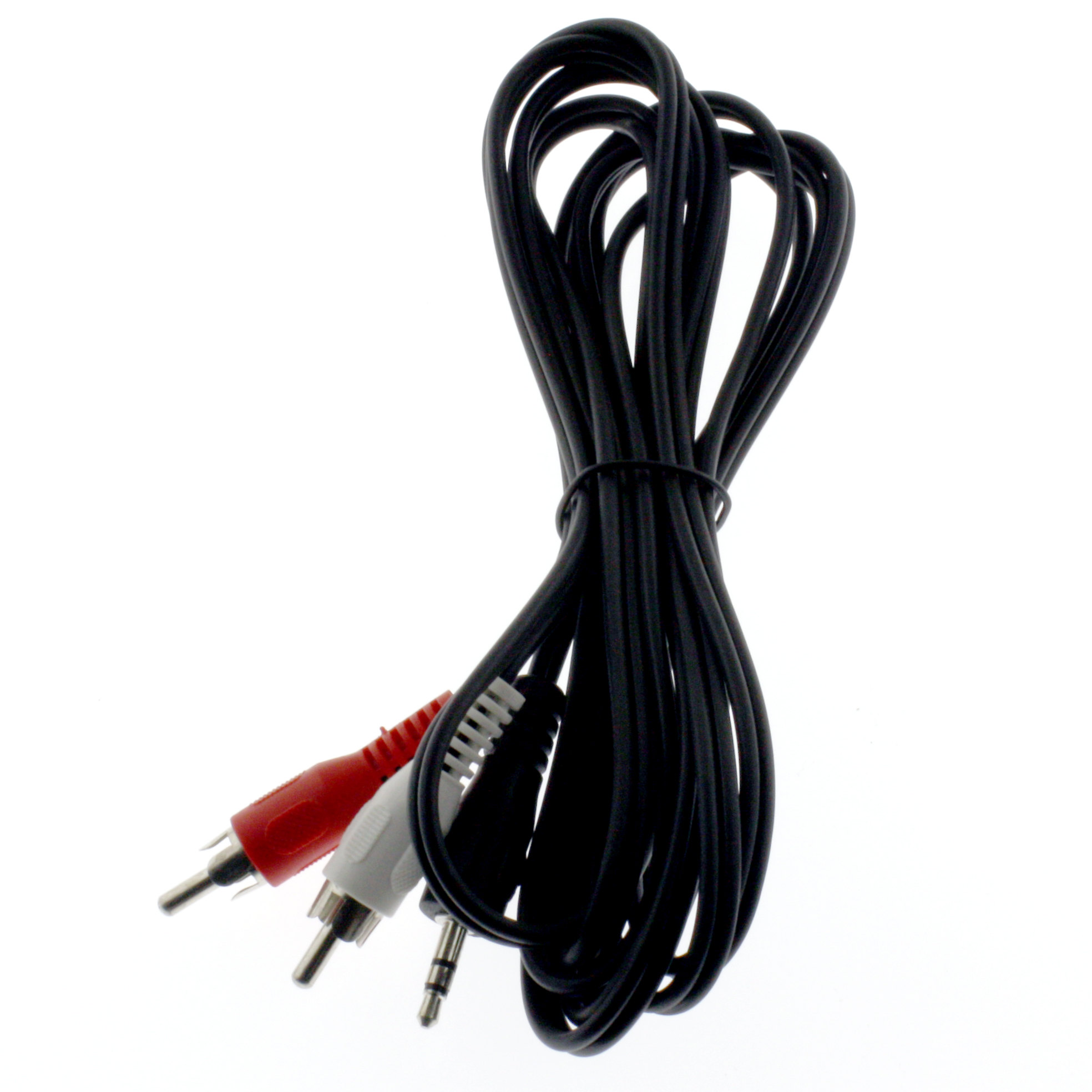 3,5mm-cable 1x 3.5mm plug > 2x Cinch plug 2.50m
