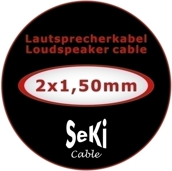Lautsprecherkabel 1,50 mm²