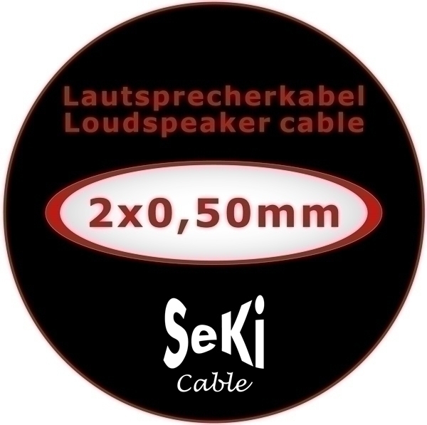 Loudspeaker cable 0,50 mm²
