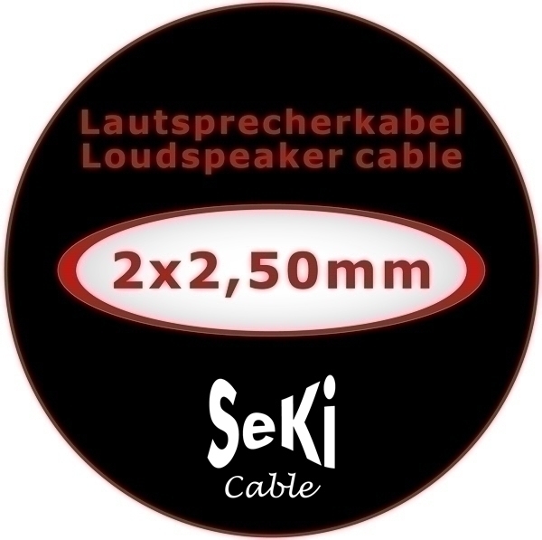 Loudspeaker cable 2,50 mm²